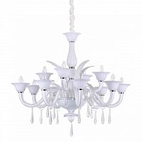 подвесная люстра ideal lux renoir sp12 bianco в Якутске