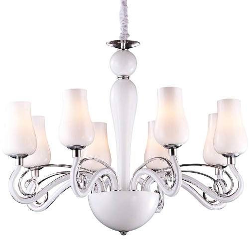 подвесная люстра arte lamp biancaneve a8110lm-8wh в Якутске