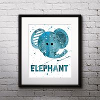 постер elephant а4 в Якутске