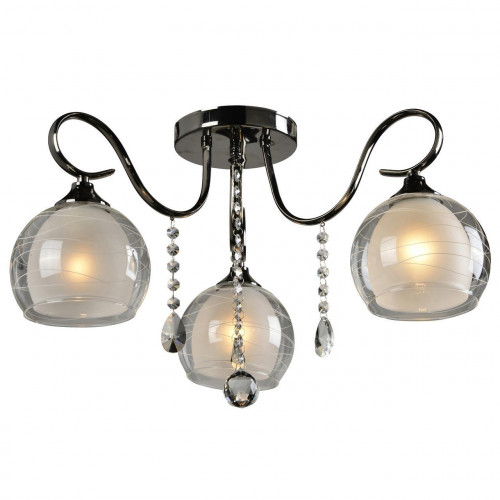 потолочная люстра idlamp merinella 877/3pf-darkchrome в Якутске