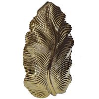ваза leaf золотая 25.5*12*44.5 в Якутске