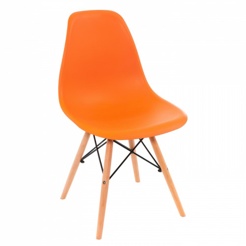 стул деревянный eames pc-015 orange в Якутске