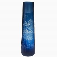 ваза стеклянная (синяя) 75*20 в Якутске