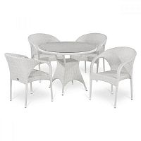 комплект плетеной мебели white на 4 персоны в Якутске