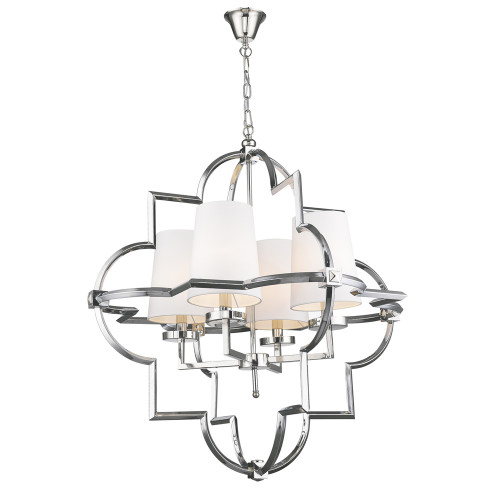 люстра mandeville l nickel от delight collection белая/никель в Якутске