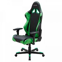 кресло геймерское dxracer racing черно-зеленое в Якутске