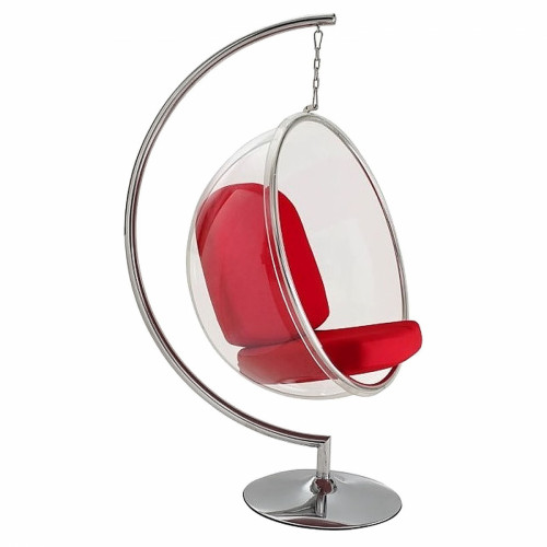 кресло bubble chair with stand красное в Якутске