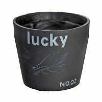 цветочный горшок lucky чёрный в Якутске