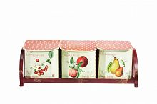набор емкостей для хранения на подставке fruits в Якутске